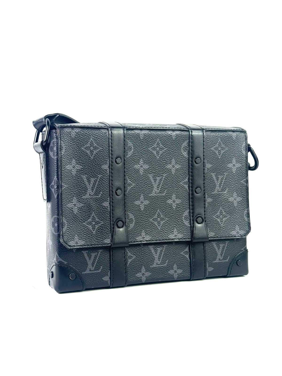 Louis Vuitton Eclipse Monogram Trunk Messenger Bag
