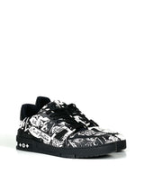 Louis Vuitton Trainer B&W Comic Leather Sneakers 1