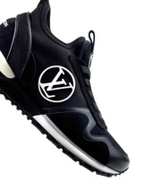 Louis Vuitton Runaway Logo Knit Black Sneakers 6