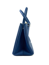 Prada Saffiano Blue Lux Double Zip Tote Bag 5