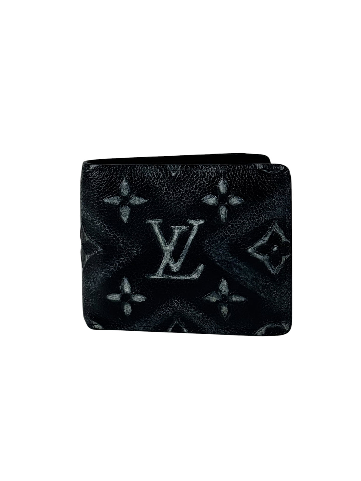 Louis Vuitton Cowhide Fade Monogram Slender Wallet
