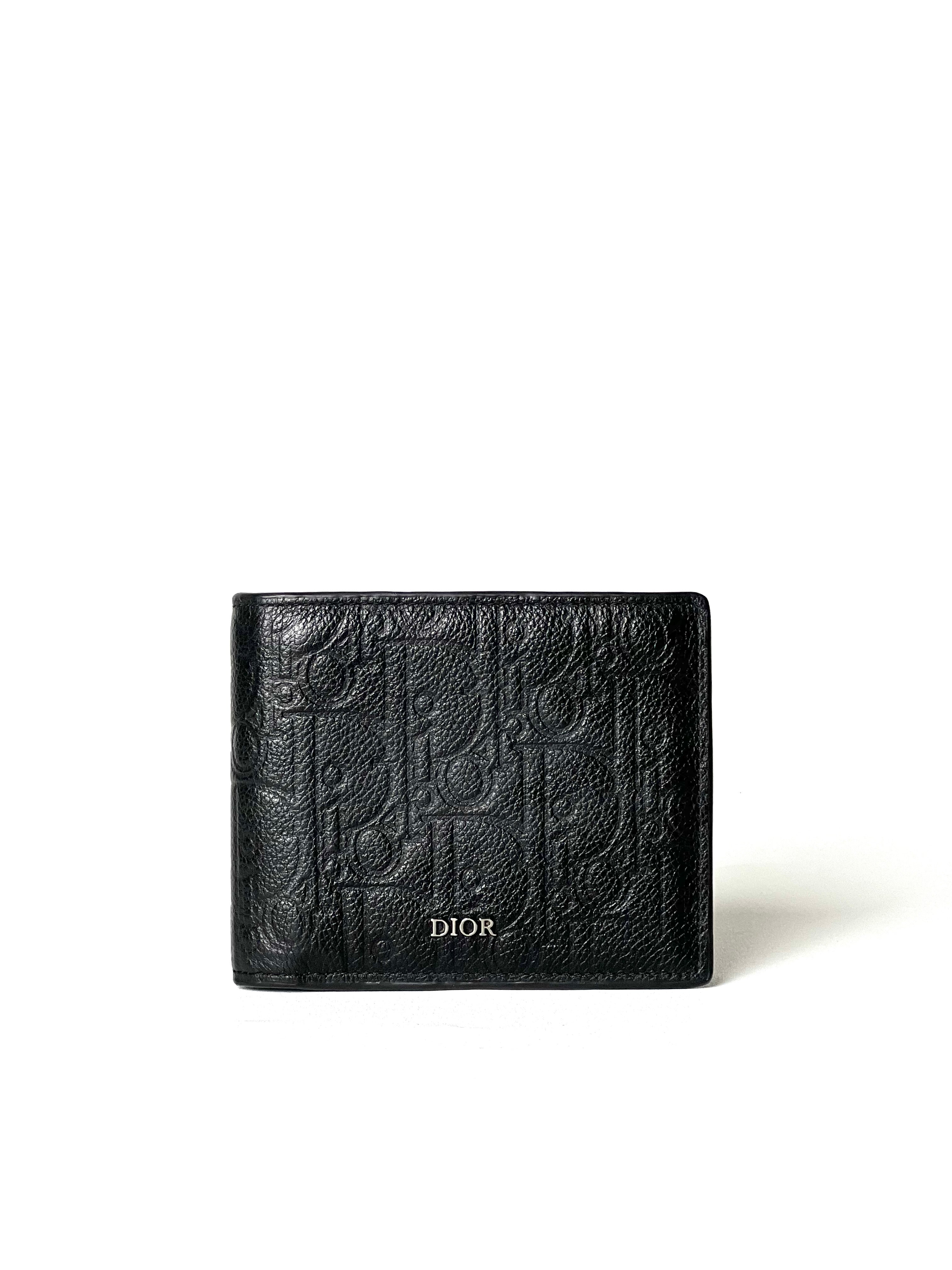 Christian Dior Oblique Gravity Black Bifold Wallet