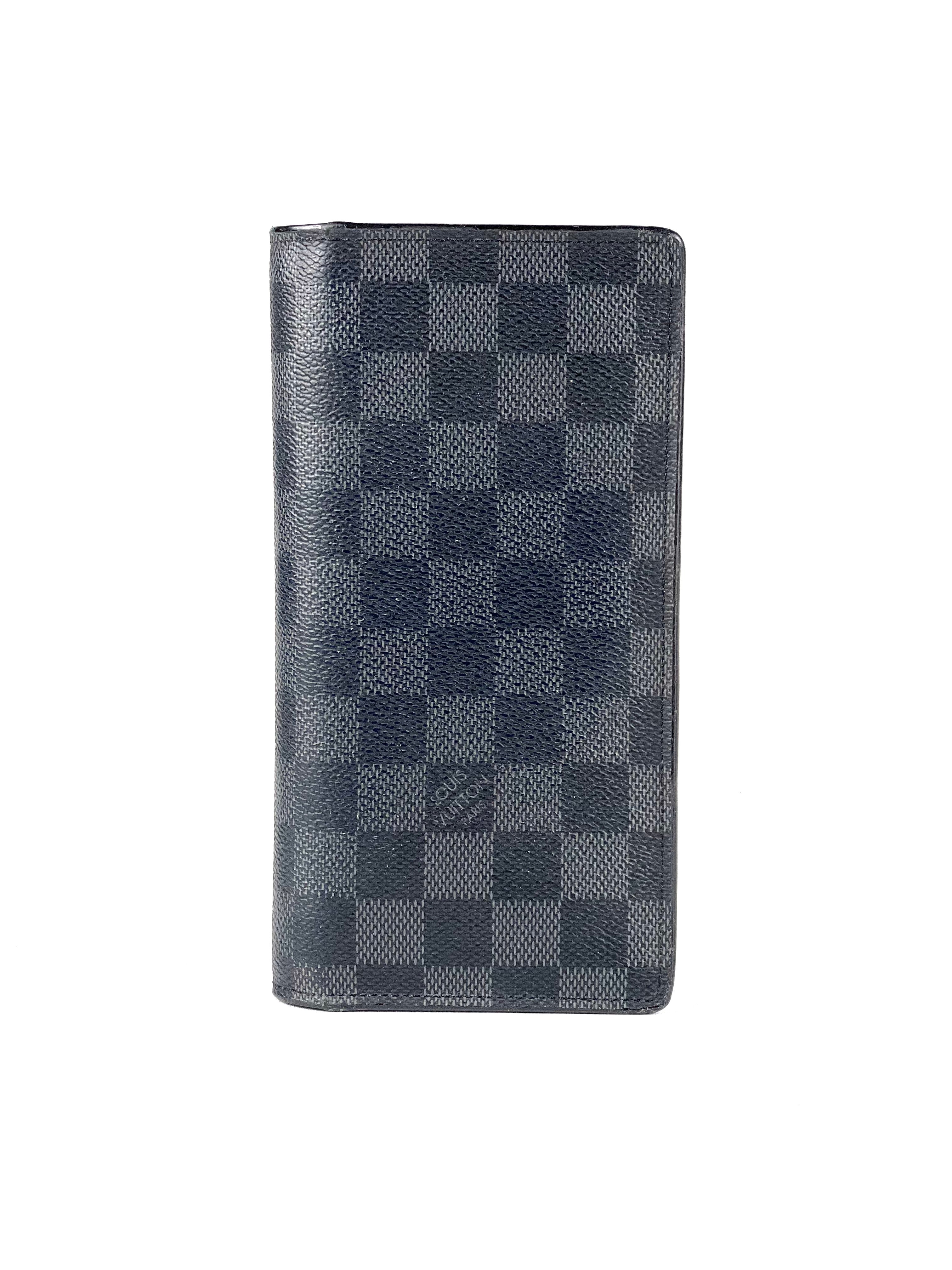 Louis Vuitton Damier Graphite Brazza Long Wallet