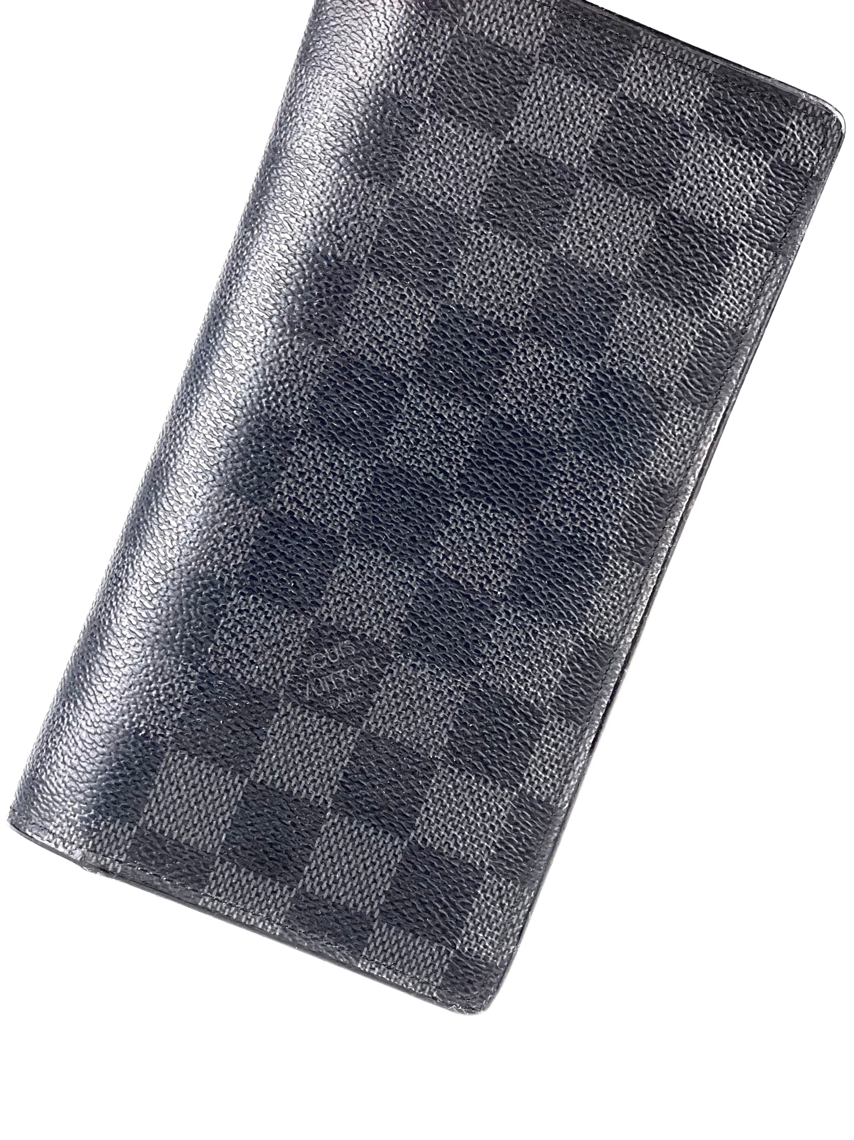 Louis Vuitton Damier Graphite Brazza Long Wallet