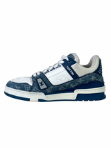 Louis Vuitton Trainer Monogram Denim Blue Sneakers 3