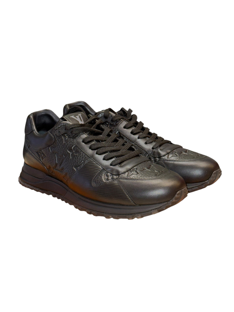 Louis Vuitton Run Away 3 Leather Black Sneakers