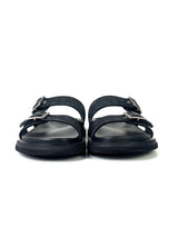 Christian Dior Oblique Jacquard Black Aqua Sandals 2