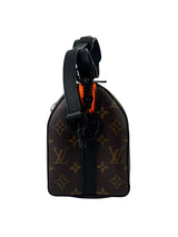 Louis Vuitton x Virgil Abloh Monogram Macassar With Friend City Keepall Sling Bag 4