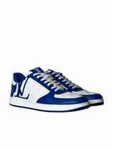 Louis Vuitton Monogram Rivoli Blue Sneakers 1