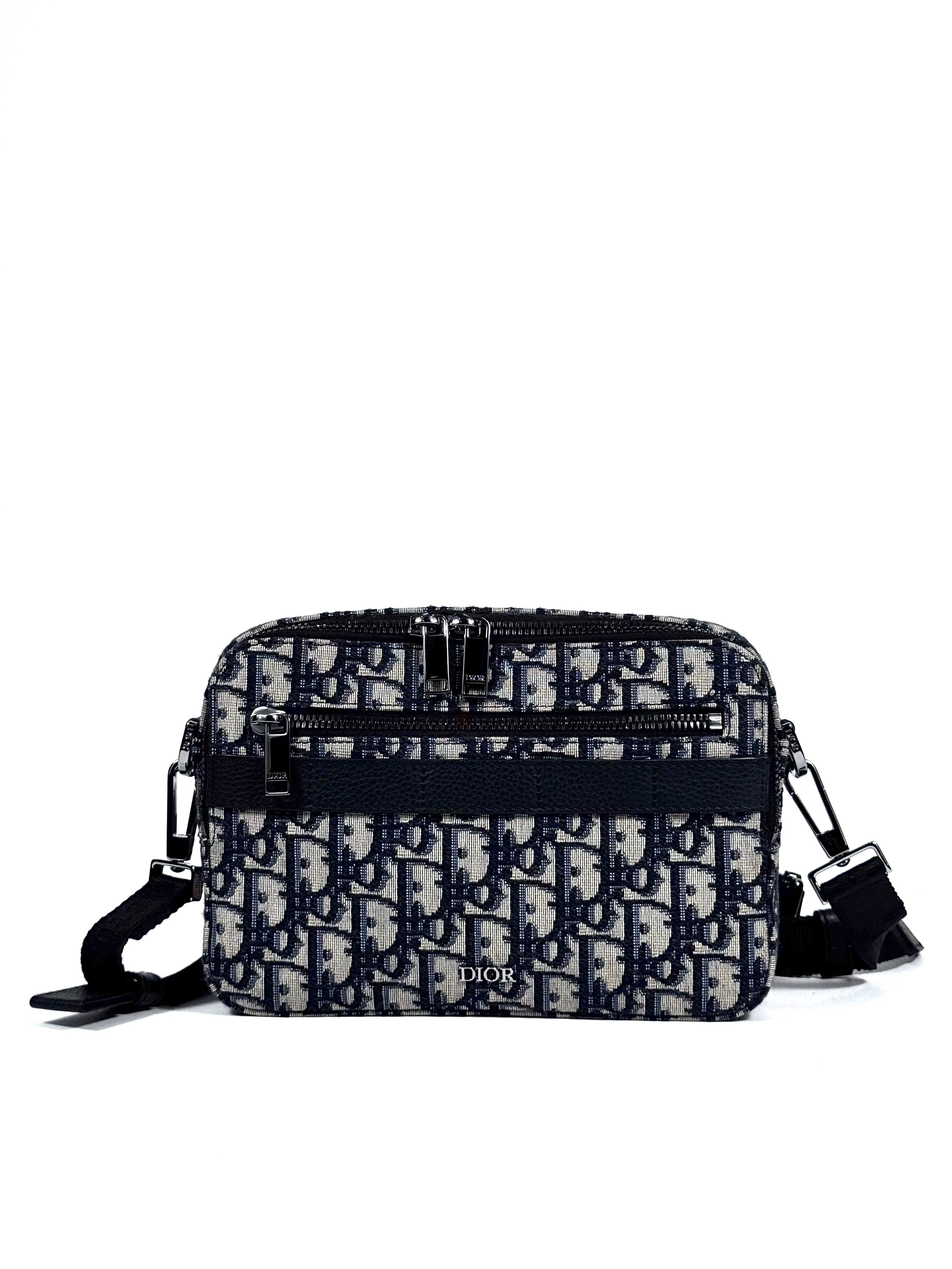 Christian Dior Oblique Jacquard Safari Messenger Bag