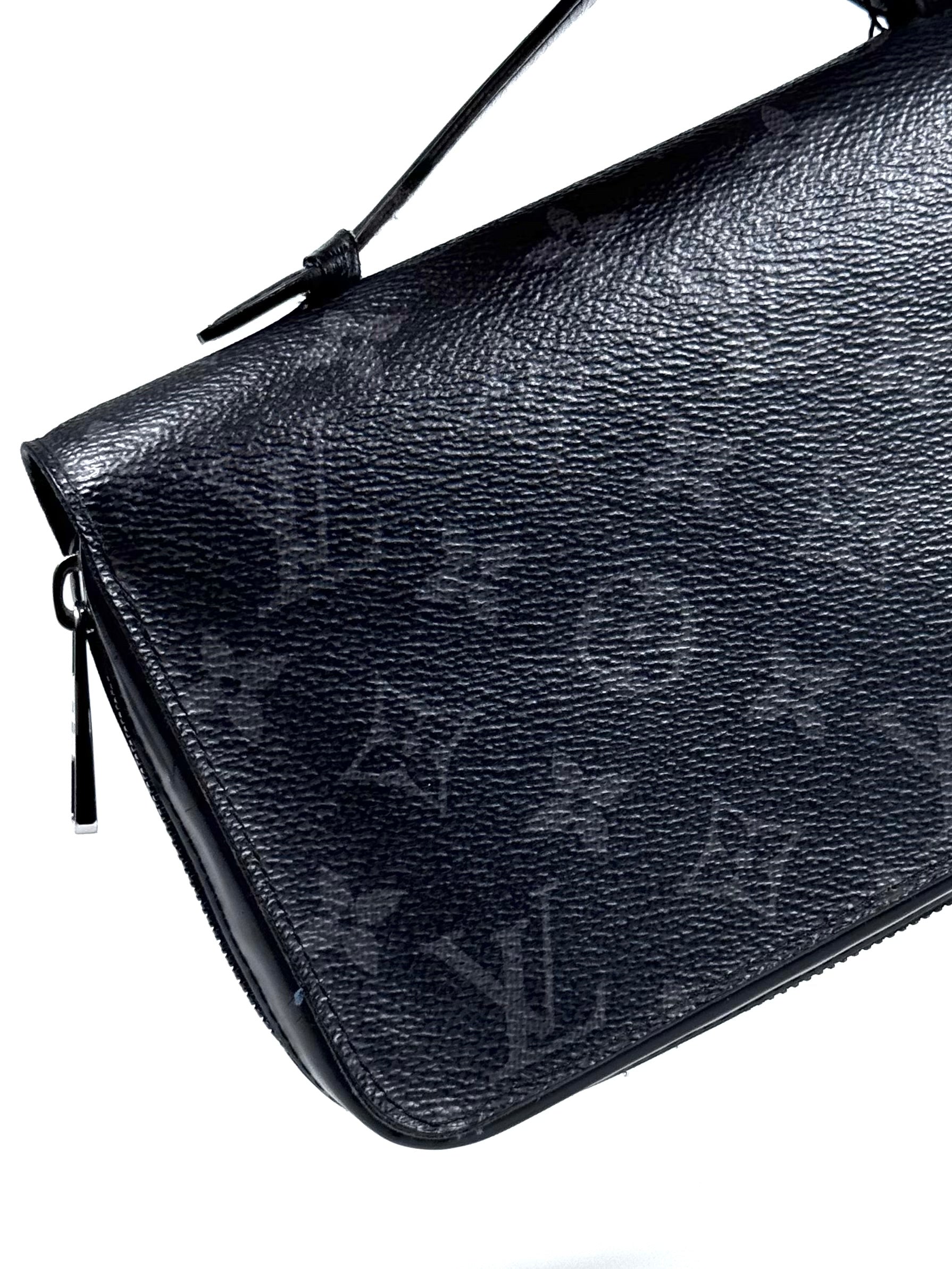 Louis Vuitton Eclipse Monogram Zippy Travel Wallet