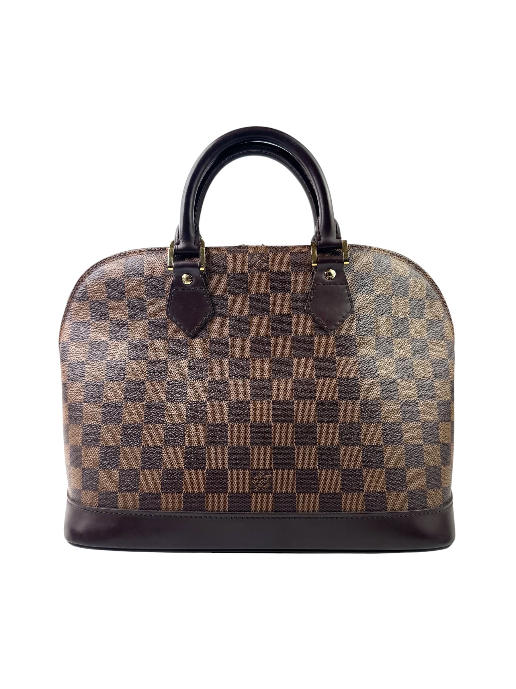 Louis Vuitton Alma MM Damier Ebene Bag