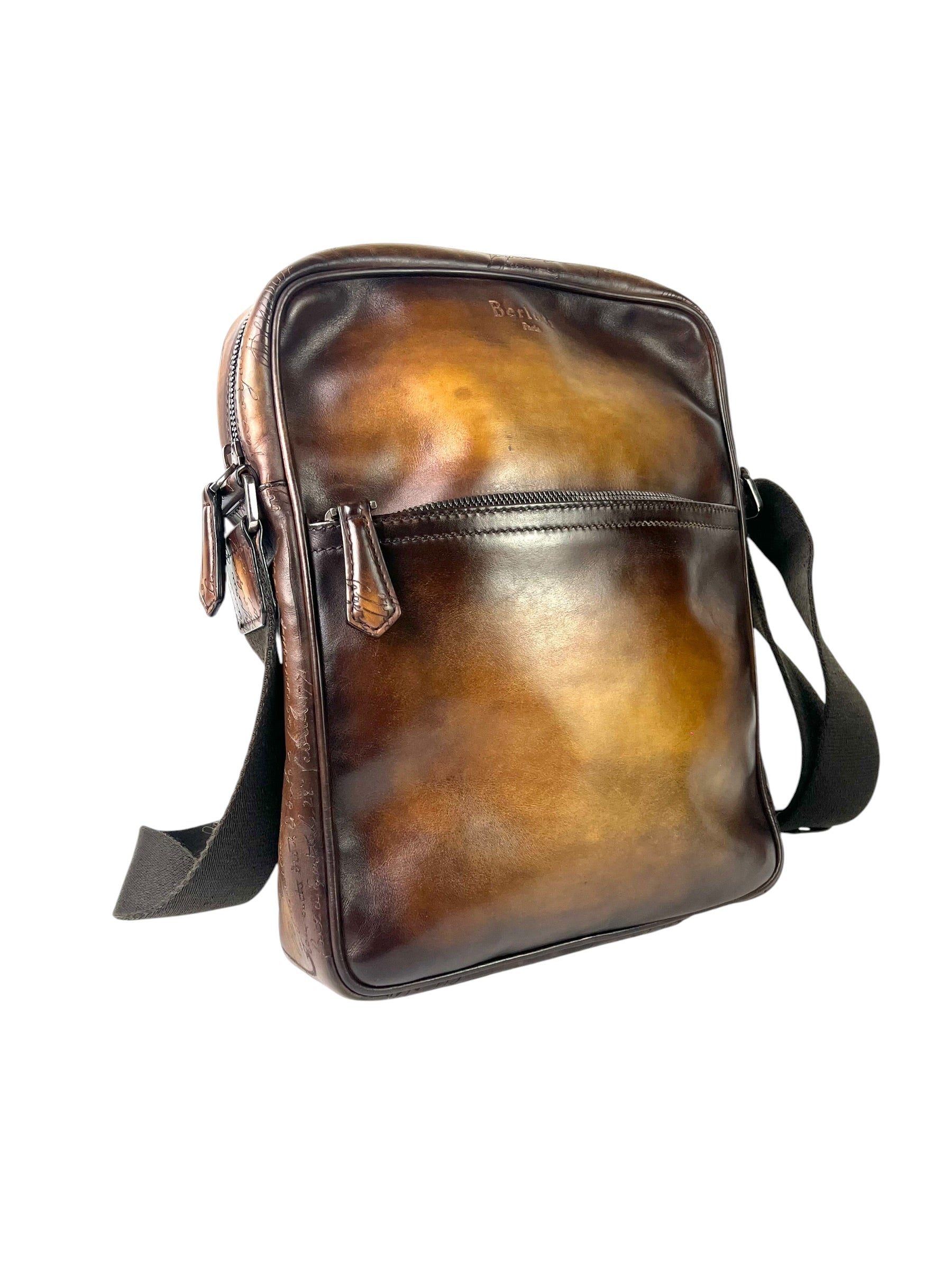 Berluti Scritto Brown Messenger Bag