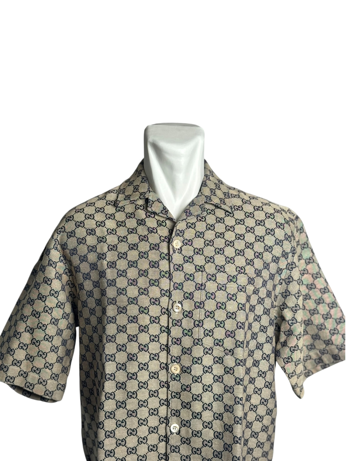 Gucci GG Supreme Linen Shirt