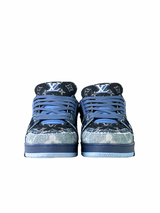 Louis Vuitton Denim Monogram Trainer Sneakers 2