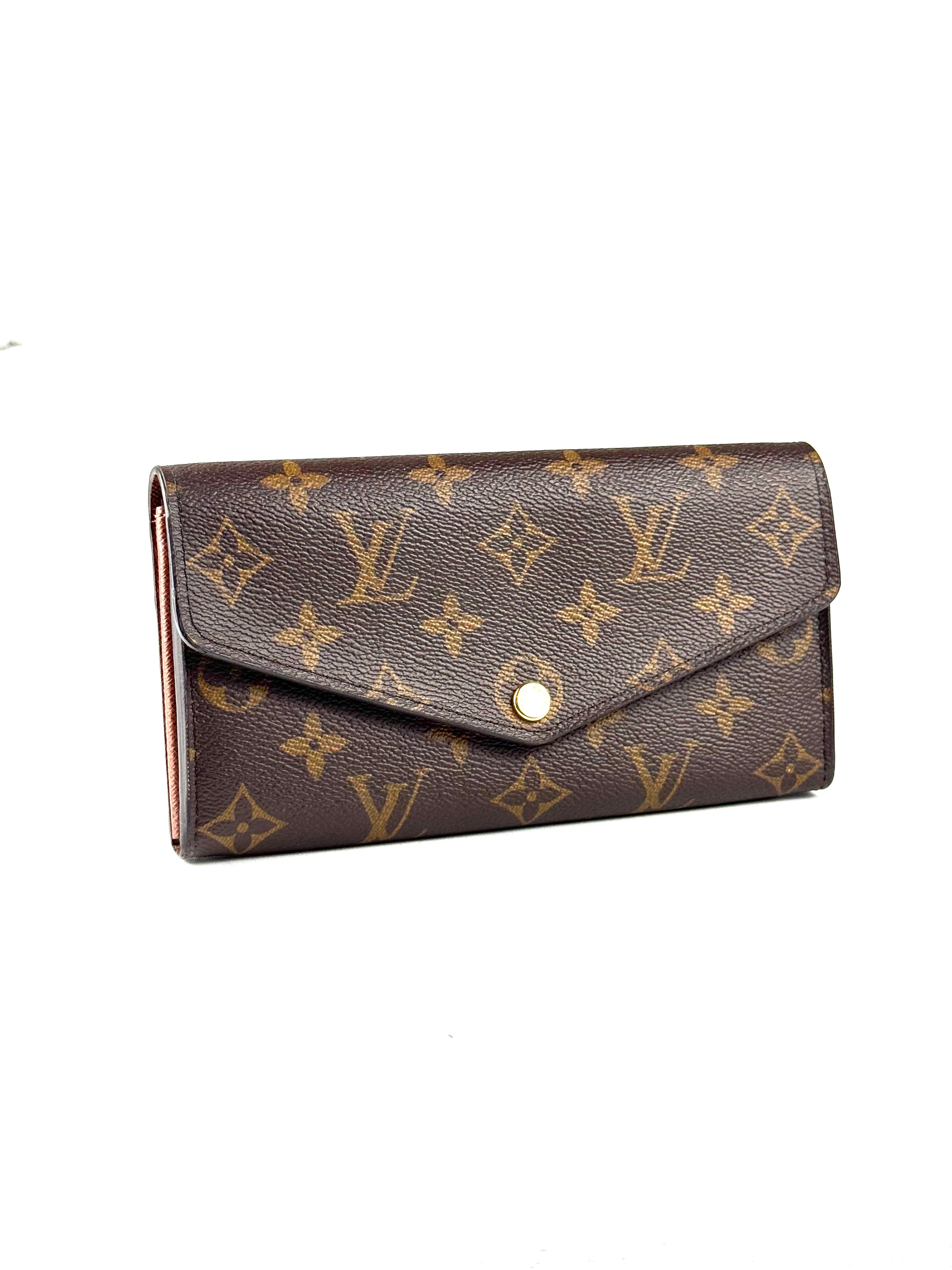 Louis Vuitton Sarah Monogram Macassar Long Wallet