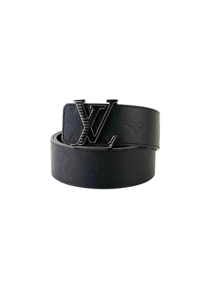 Louis Vuitton Initial 40mm Shadow Monogram Black Belt