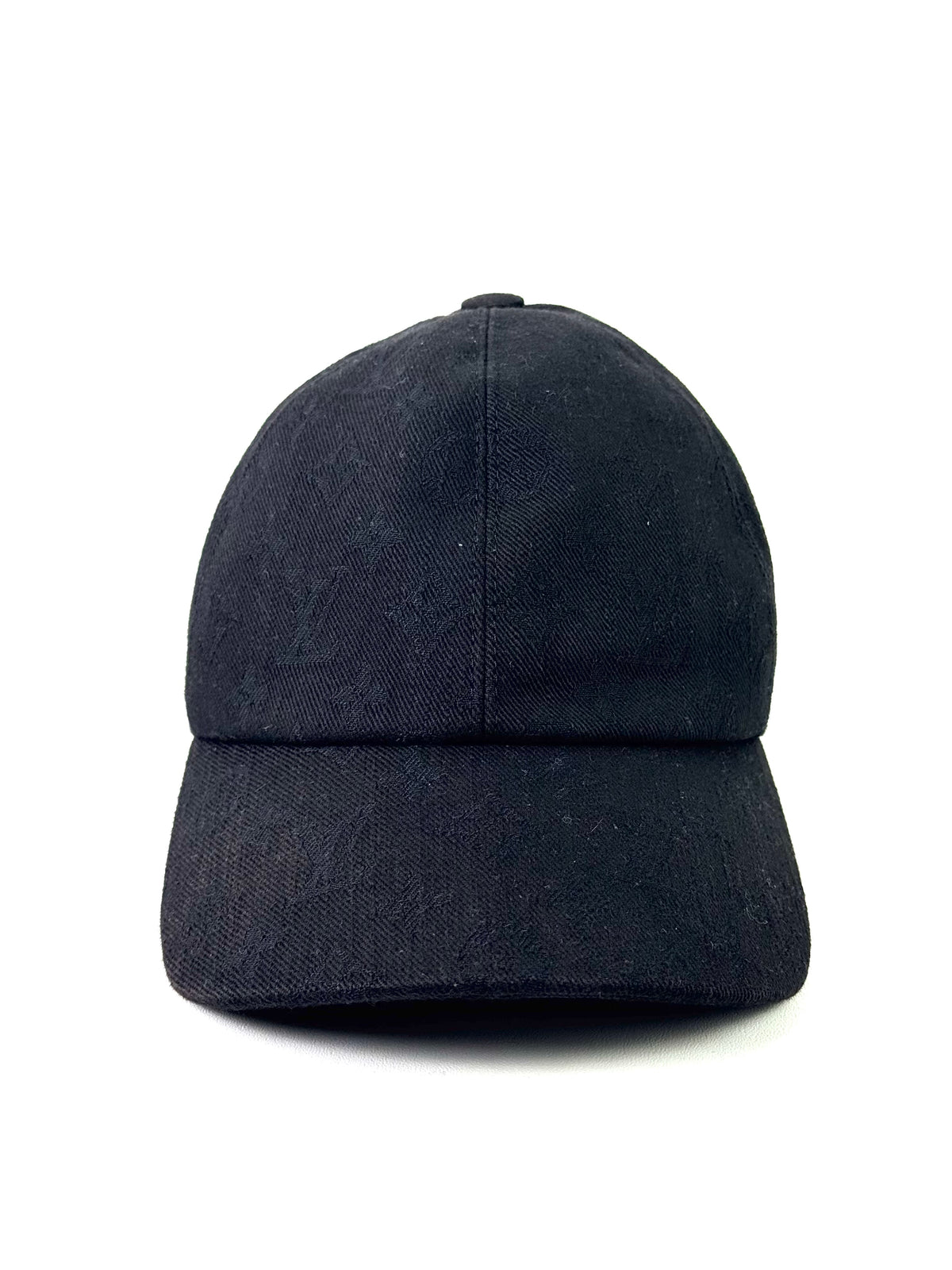 Louis Vuitton Monogram Denim Black Baseball Cap