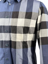 Burberry Nova Check Navy Long Shirt 4