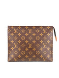 Louis Vuitton Monogram Macassar Pochette Voyage
