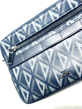 Christian Dior Diamond Navy Safari Messenger Bag 5