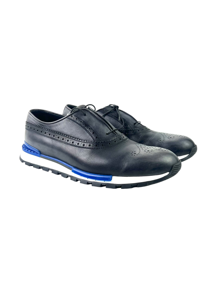 Berluti Fast Track Grey Slip On Sneakers
