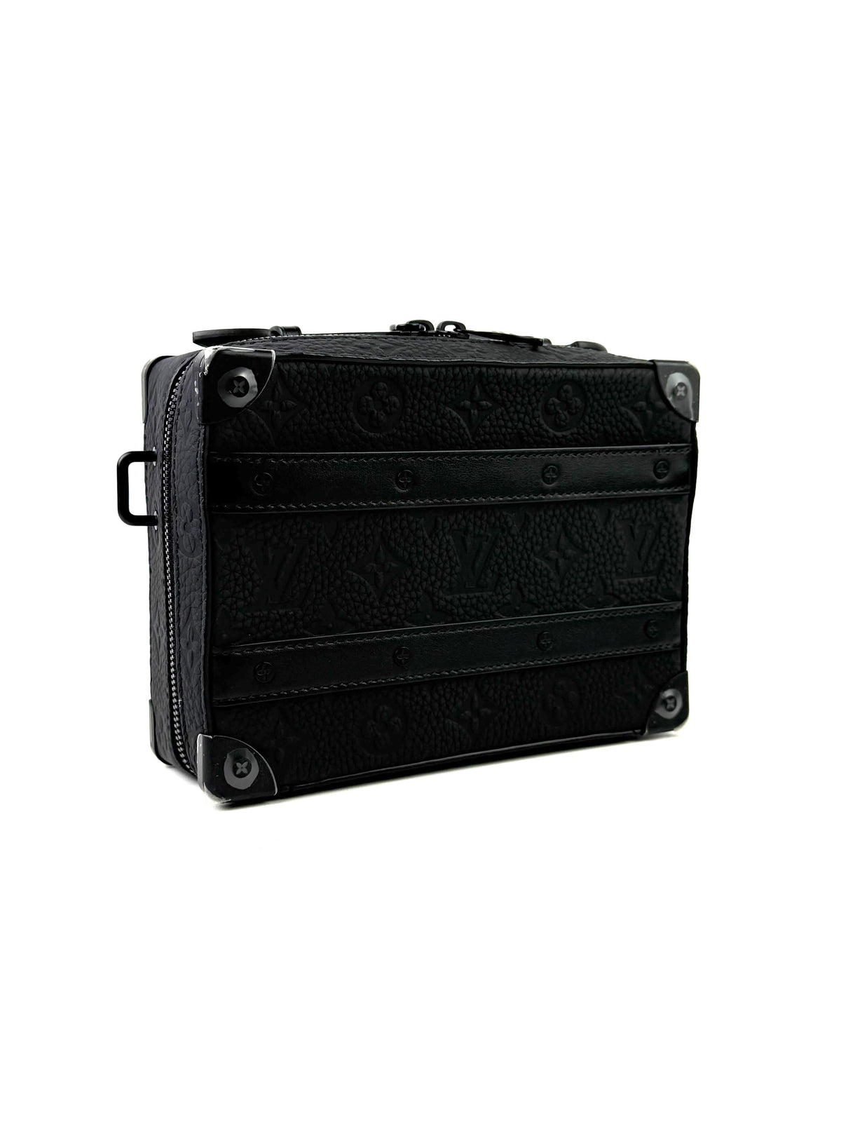 Louis Vuitton Monogram Taurillon Top Handle Trunk Messenger Bag