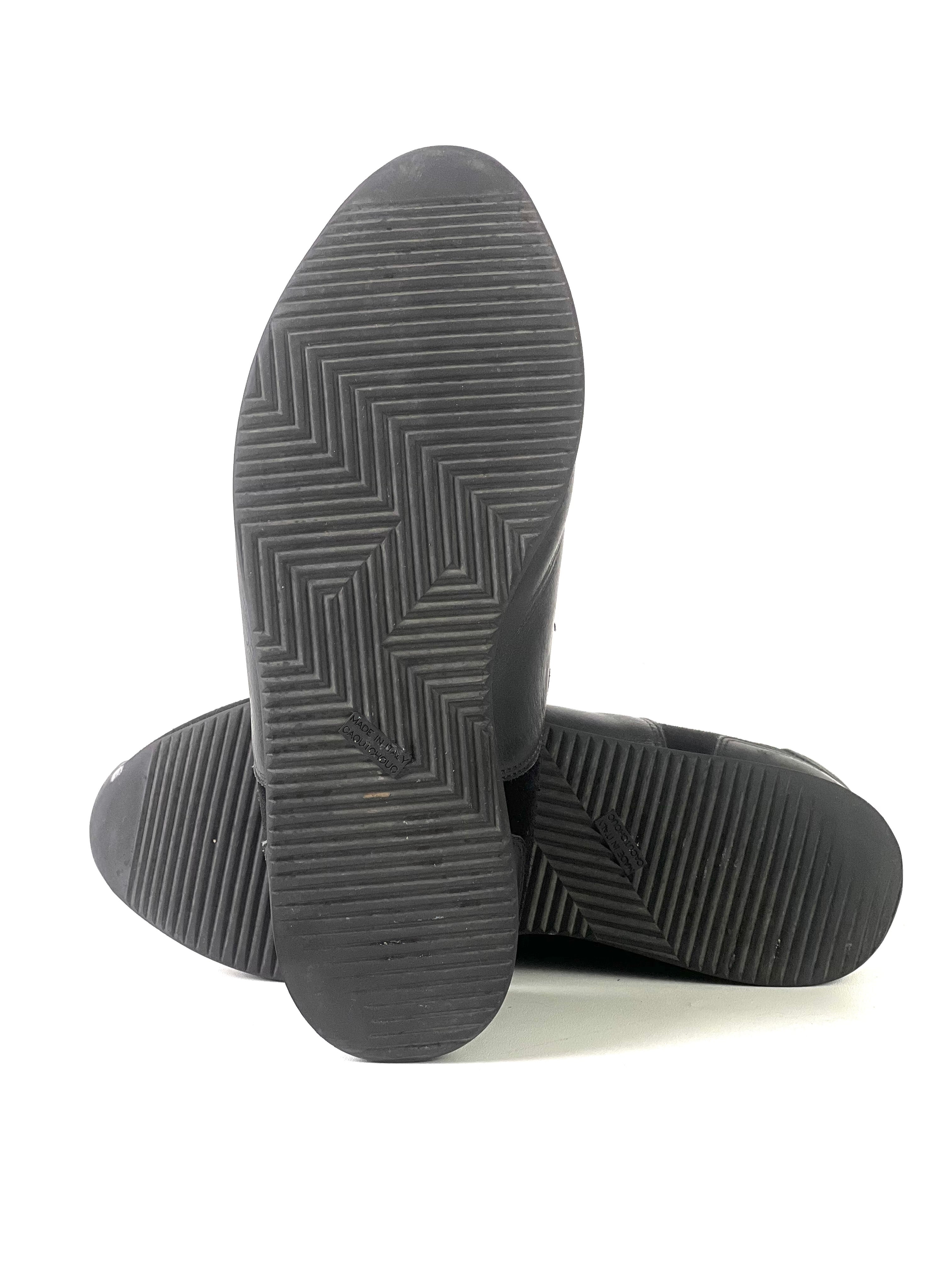 Hermès Quicker Black Suede Sneakers