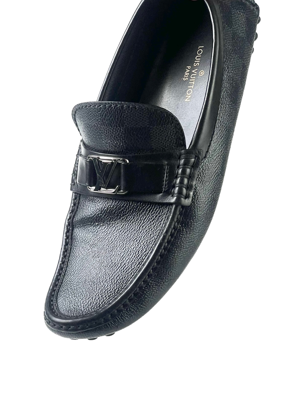 Louis Vuitton Hockenheim Damier Graphite Loafers