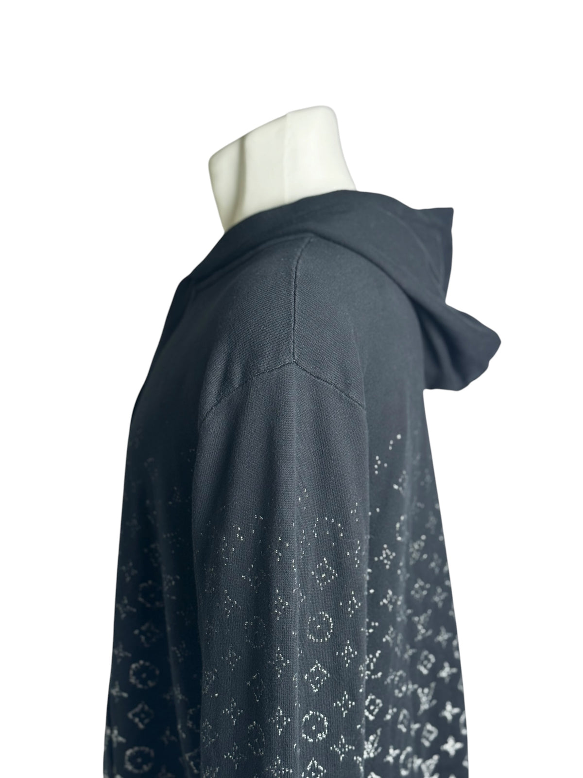 Louis Vuitton Gradient Monogram Black Hoodie