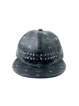 MCM Studs Visetos Leather Cap 1