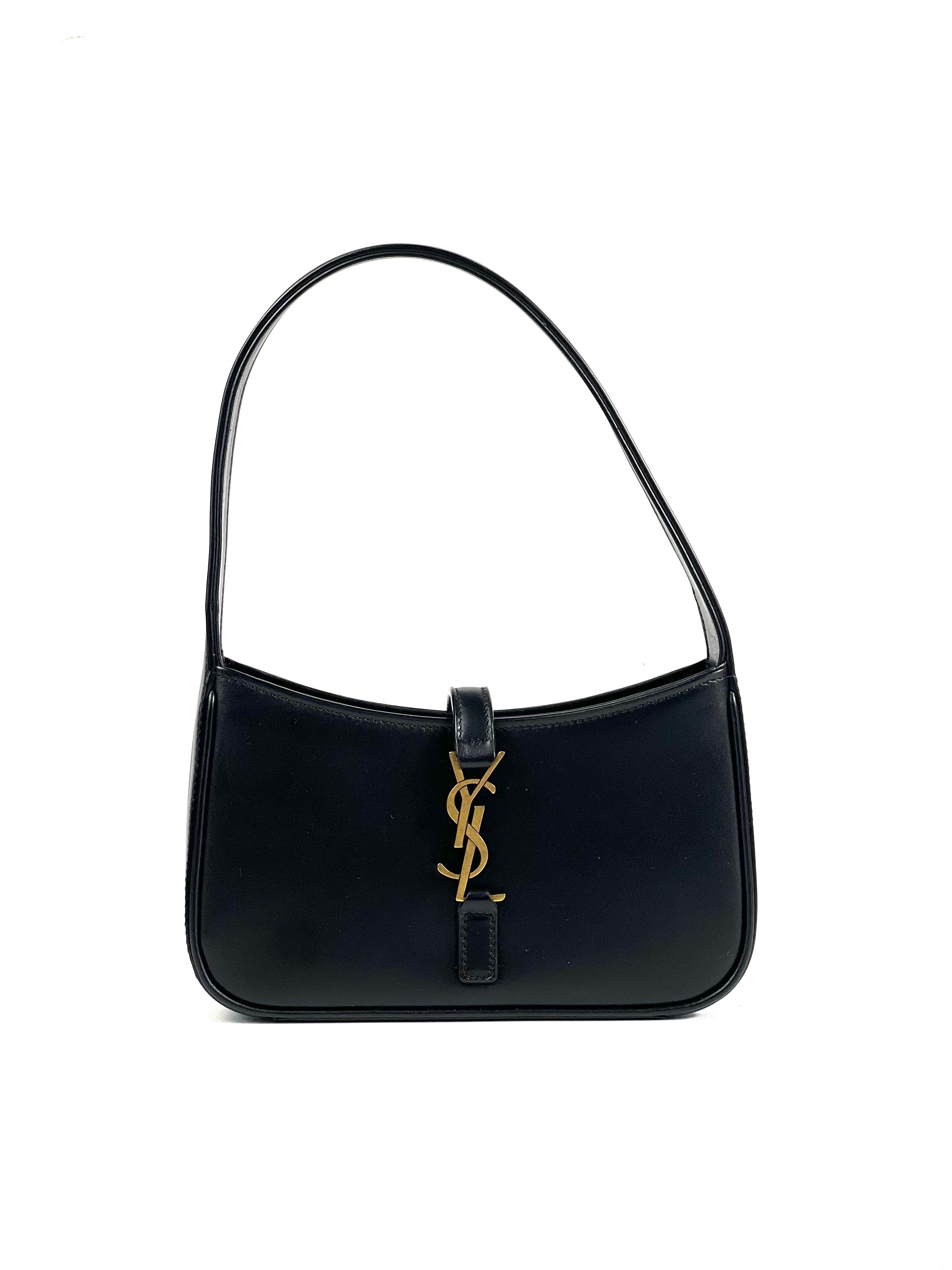 Saint Laurent Mini 5 À 7 Hobo Bag Leather