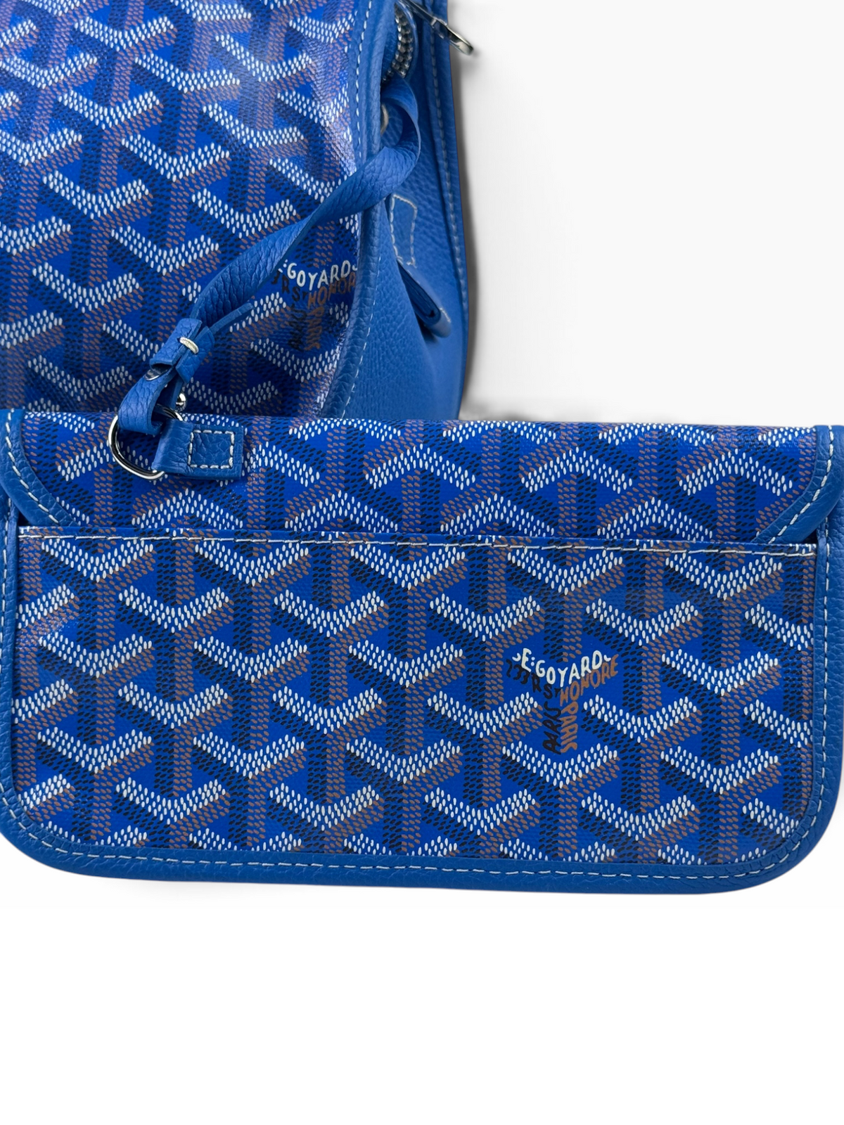 Goyard Sac Harby PM Blue Tote Bag