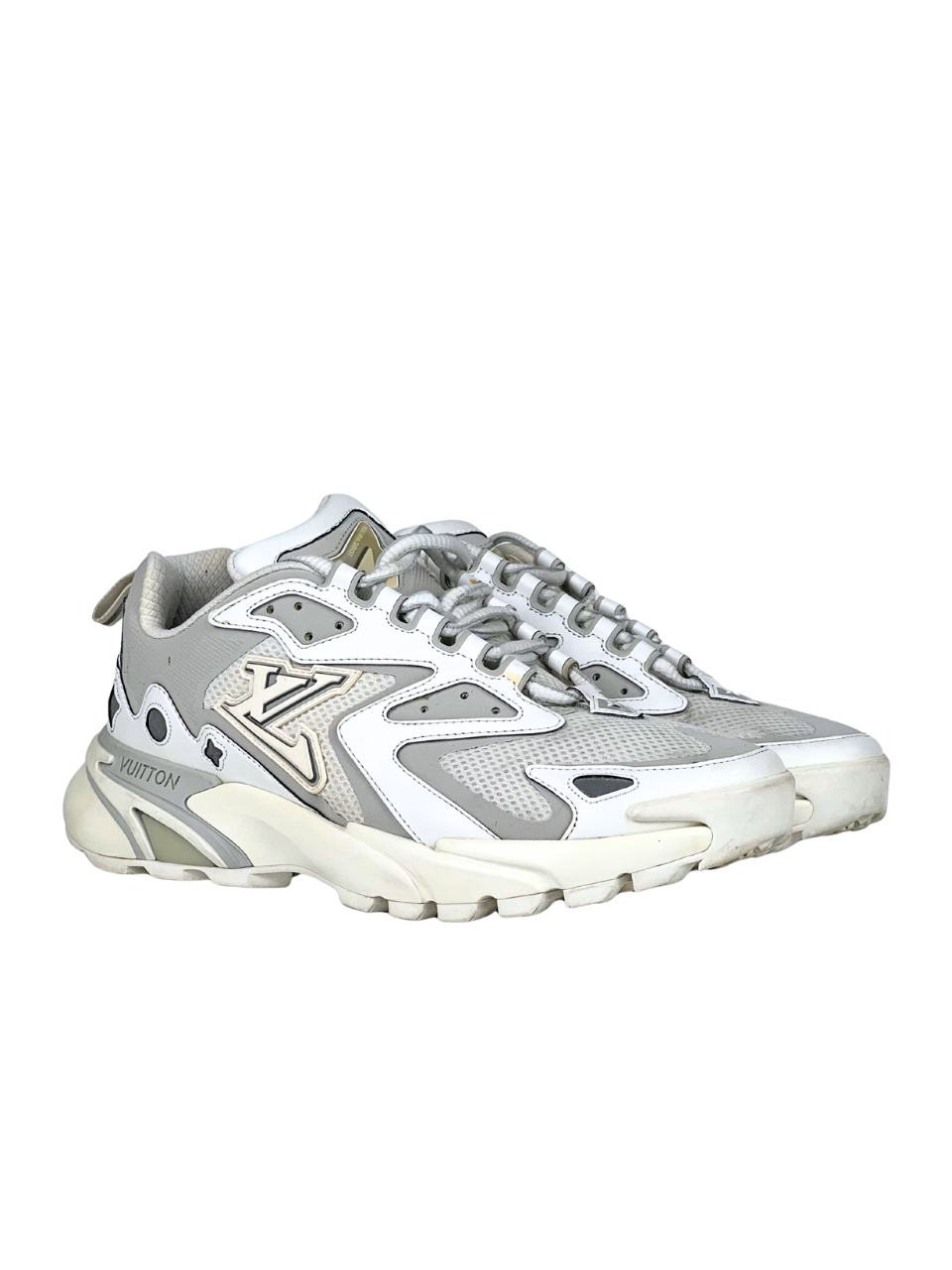 Louis Vuitton Runner Tatic Grey White Sneakers