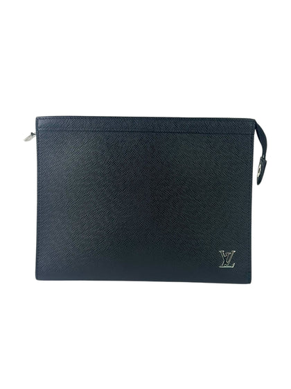 Louis Vuitton Metal Logo Taiga Pochette Voyage