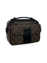 Louis Vuitton S-Lock Monogram Macassar Messenger Bag 2