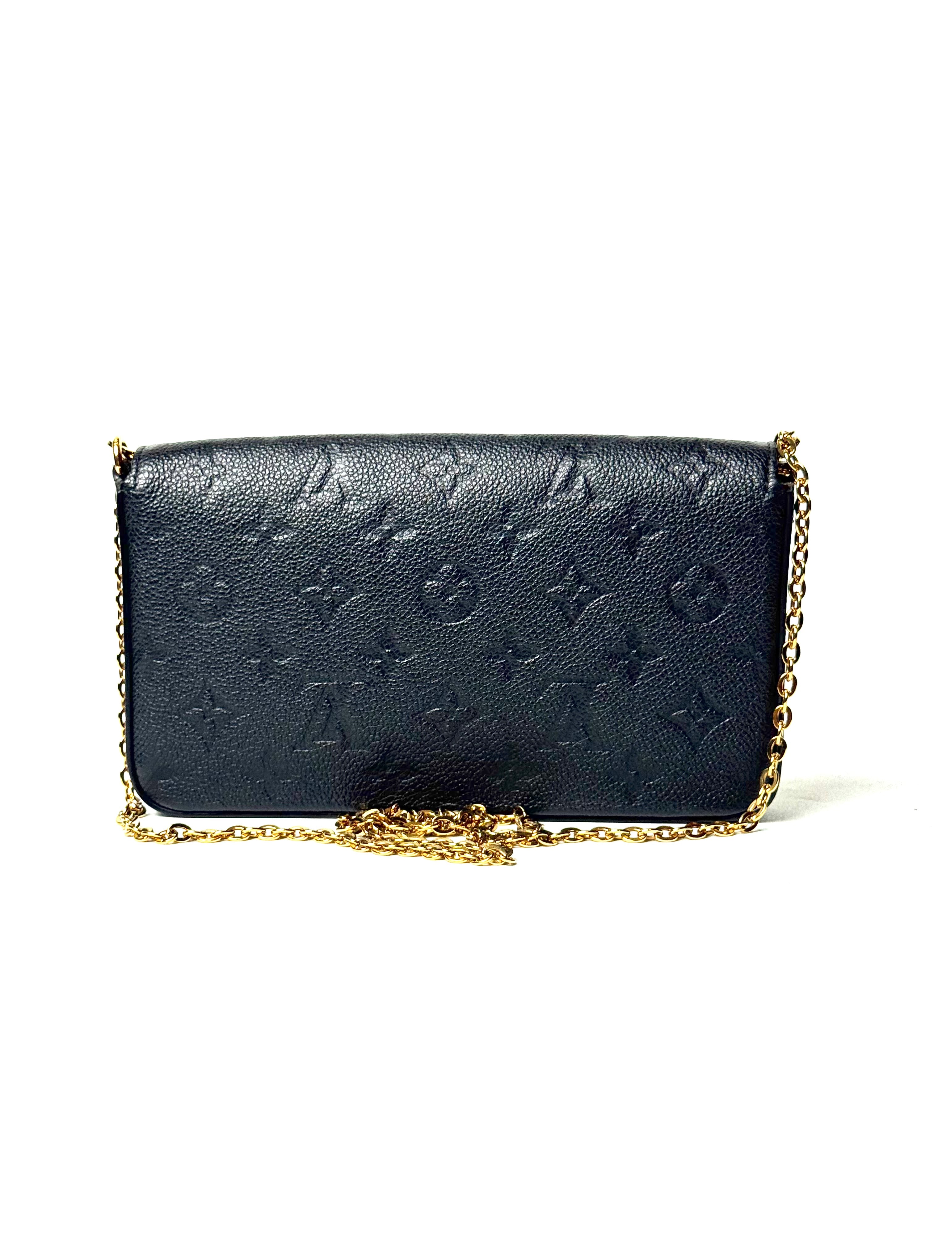 Louis Vuitton Empreinte Monogram Black Felicie Slingbag