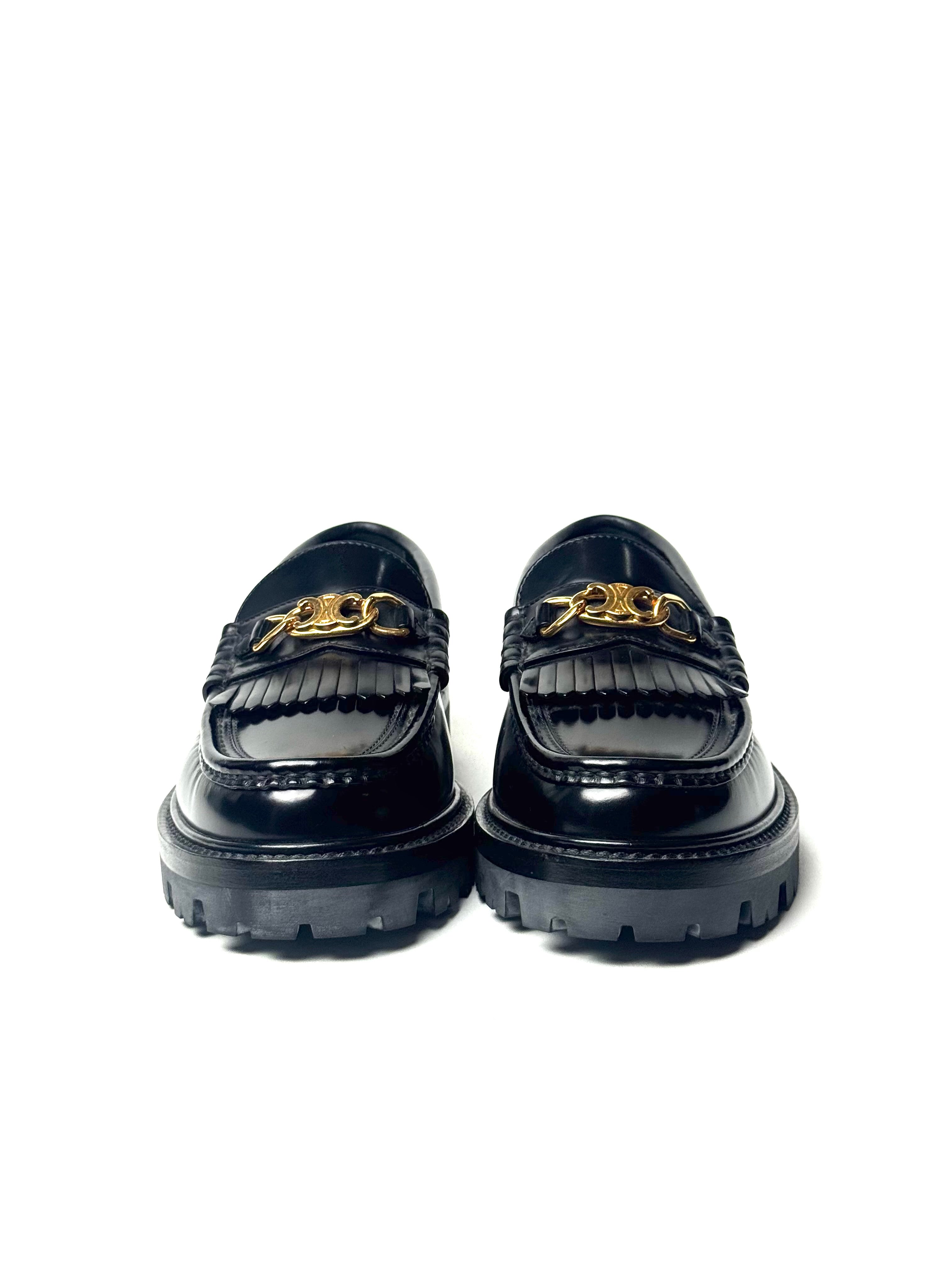 Celine Triomphe Chunky Loafers GHW