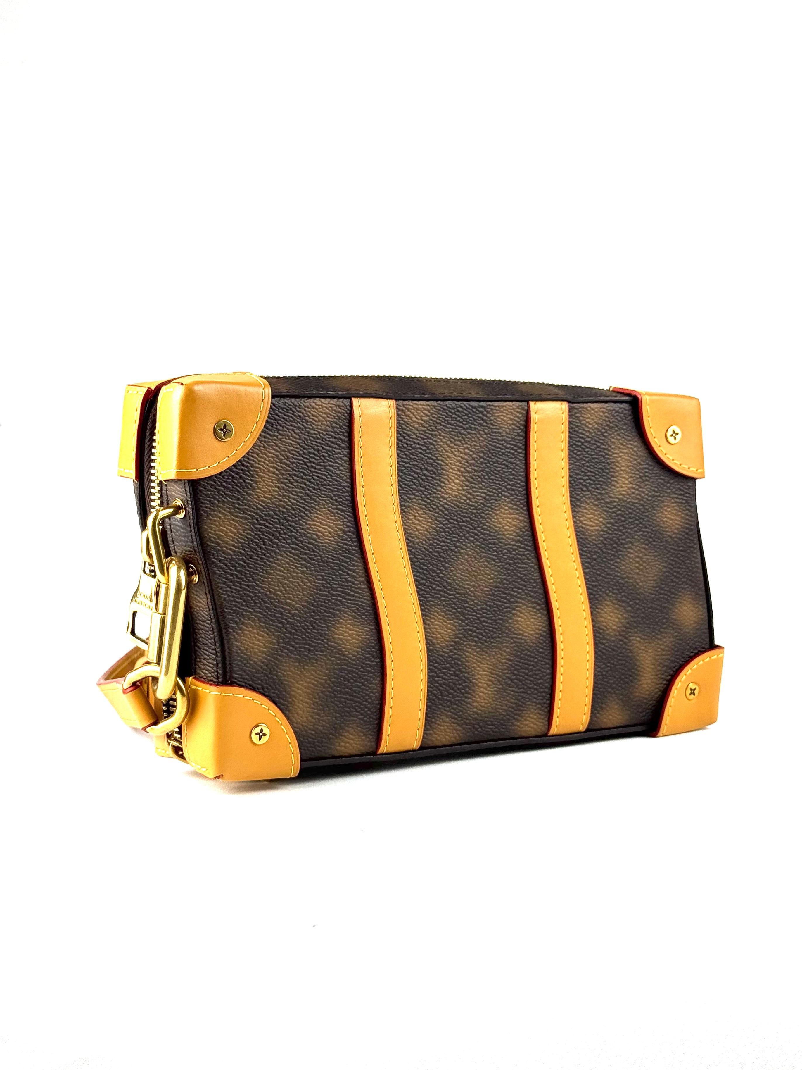 Louis Vuitton Monogram Blur Soft Trunk Wallet Slingbag (Microchip)