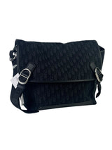 Christian Dior Oblique Jacquard Black Jett Messenger Bag 2
