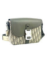 Christian Dior Oblique Jacquard Army Green Small Messenger Bag 2