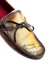 Berluti Enzo Scritto Brown Loafers 6