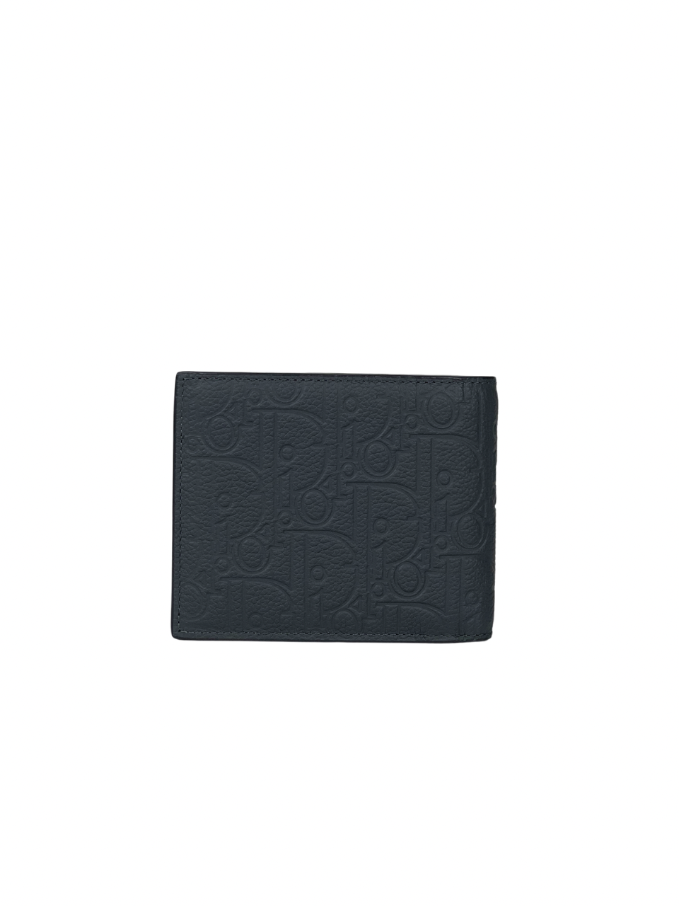 Christian Dior Gravity Oblique Dark Grey Bifold Wallet