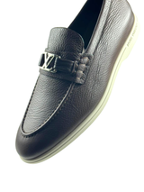 Louis Vuitton Estate Logo Mocha Leather Loafers 6