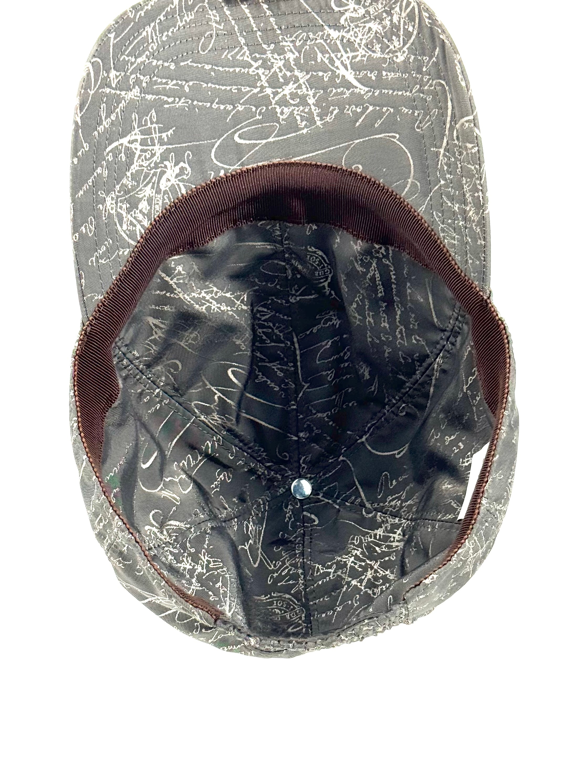 Berluti Scritto Grey Nylon Cap