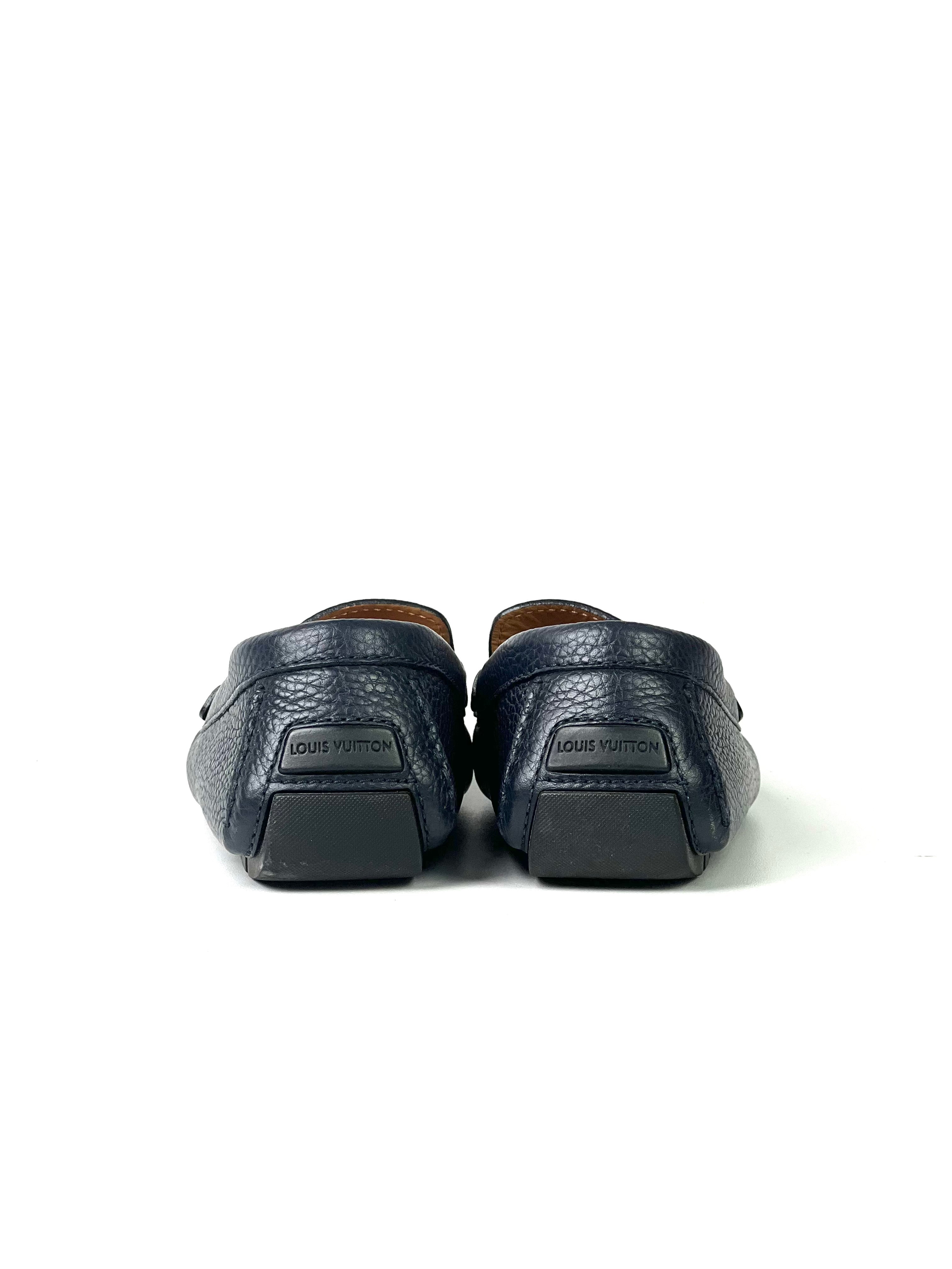 Louis Vuitton Monte Carlo Grain Leather Loafers