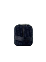 Christian Dior Oblique Jacquard Black Lingot Toiletry Pouch Bag 4
