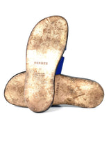 Hermès Izmir Blue Sandals 5