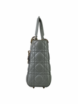 Christian Dior Lady Dior GHW Grey Slingbag 4