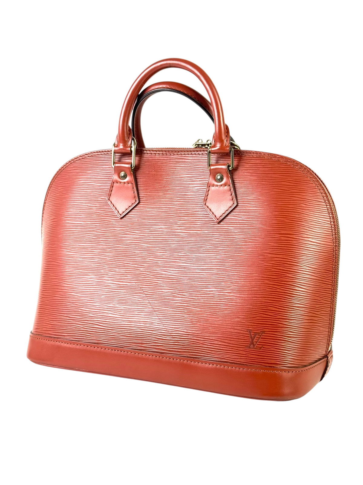 Louis Vuitton Alma MM Epi Leather Bag